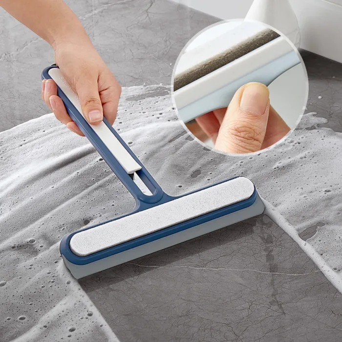 3-in-1 Glass Cleaning Brush Double-sided Wiper