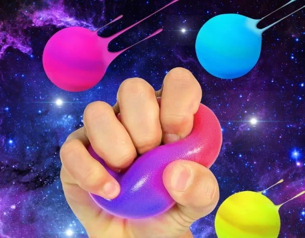 Decompression toy sticky wall ball, Stress and Anxiety Release Ceiling Glowing Balls, Sticky Balls Toys Toy for Kids