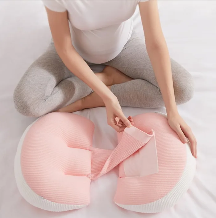 Pregnant Women Pillow Multi-Function Side Sleeper Protect Waist Sleep Pillow Abdomen Support U Shape Pregnancy Waist Pillow