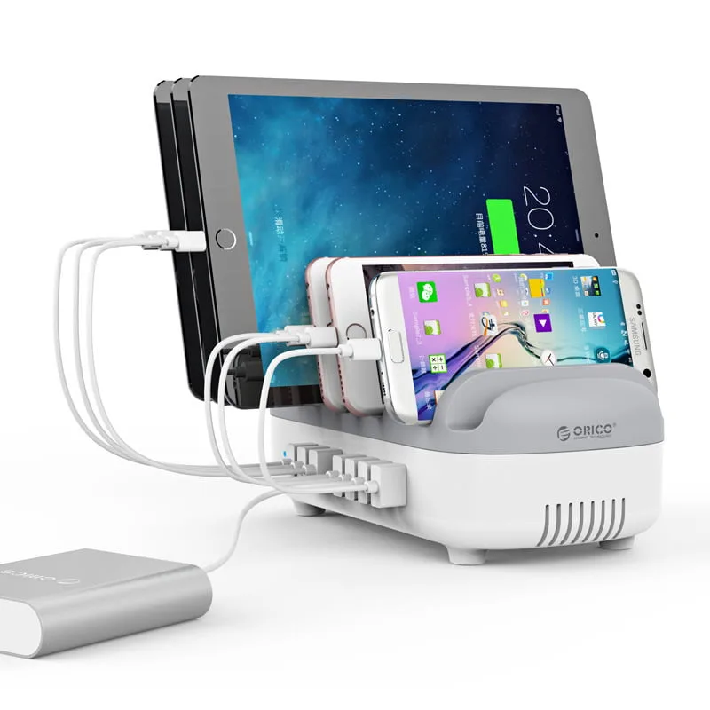Super fast charger, Charge up to 10 devices at once, 10 Ports USB Charging Station, Multi-Device Charging Organizer for all smart devices
