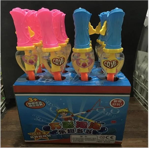 Big Size 46cm Outdoor Toys Long Bubble Machine Gun Bar Sticks Without Water Western Sword Shape For Kids Soap Bubble Toy