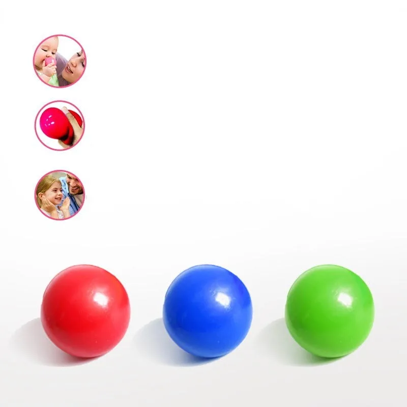 Decompression toy sticky wall ball, Stress and Anxiety Release Ceiling Glowing Balls, Sticky Balls Toys Toy for Kids