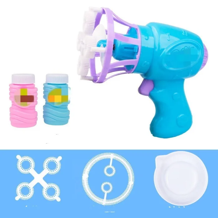 Children's Electric Fan Bubble Gun Automatic