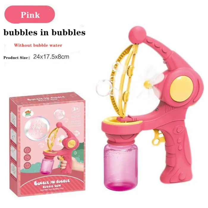 Automatic Toy Colorful Bubble Machine