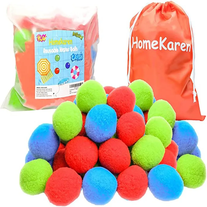 Swimming Pool Beach Toys Water Fight Cotton Balls Water Balloons