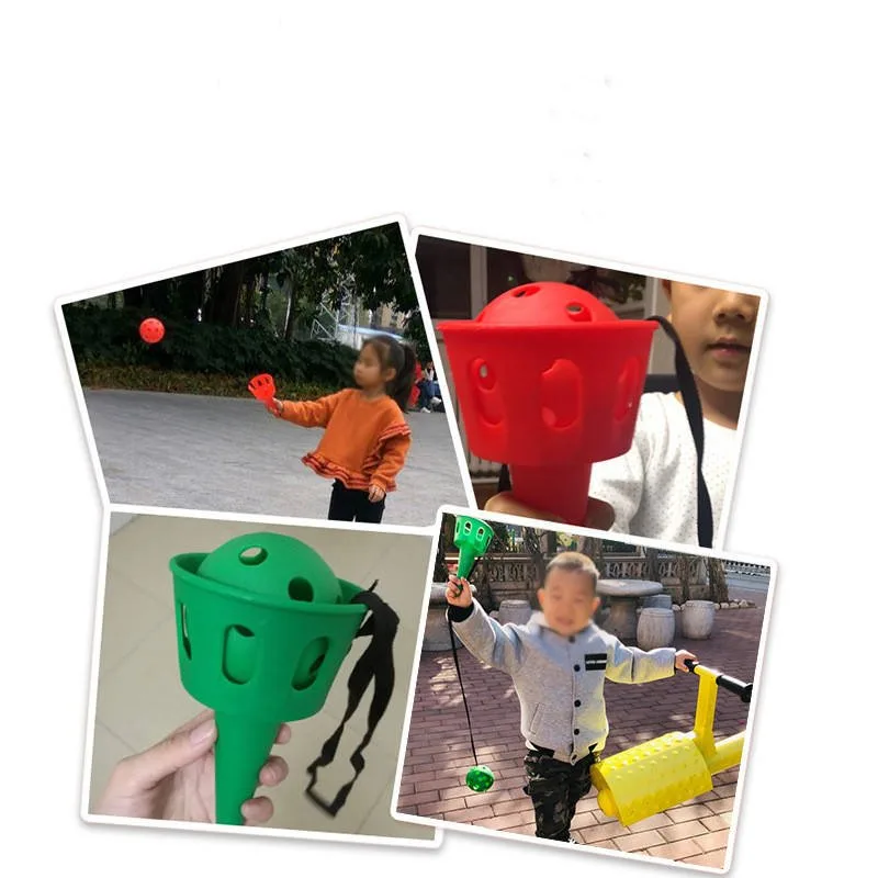 Children Throwing and Catching Scoop and Ball, Outdoor Sports Equipment Ball Catcher, Children's Outdoor Throwing and Catching Toys