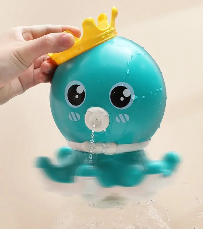 Magic Rotating Water Spray For Baby Bathing In Water Toys